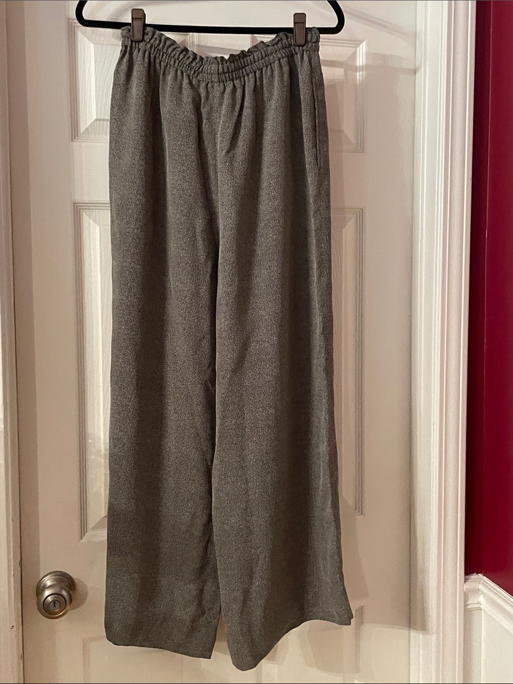 JH Collections Gray Wide-Leg Stretch Waist Pants - Picture 7 of 8